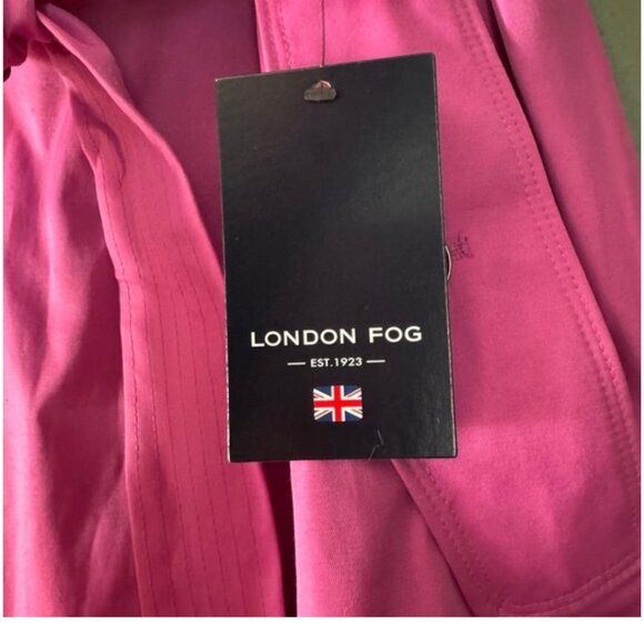 London Fog Orchid Trench Coat - Picture 6 of 16